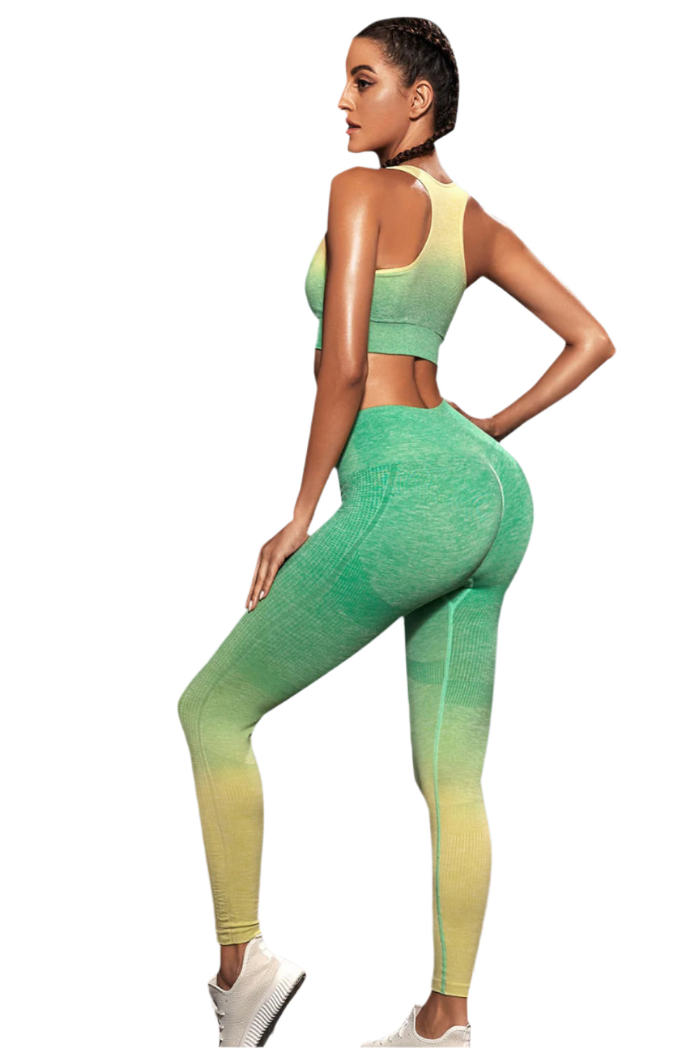 Gradient Sports Tank and Leggings Set