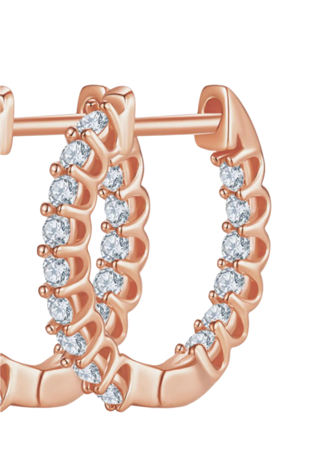 Moissanite 925 Sterling Silver Earrings