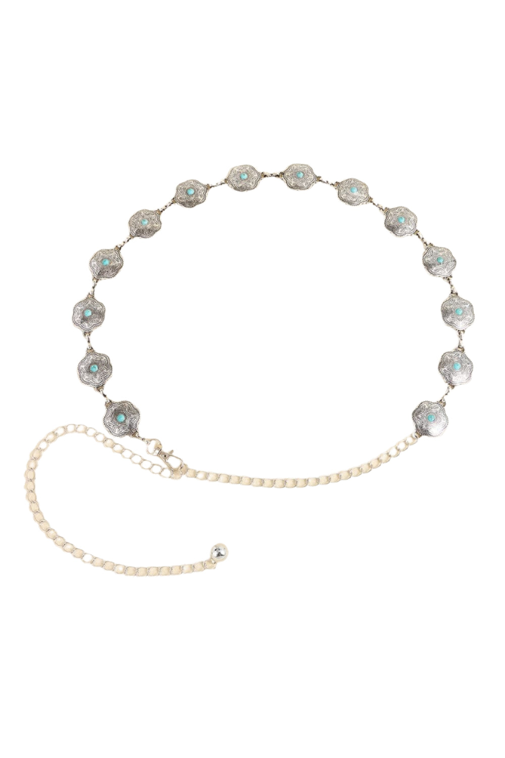 Vintage Turquoise Alloy Belt