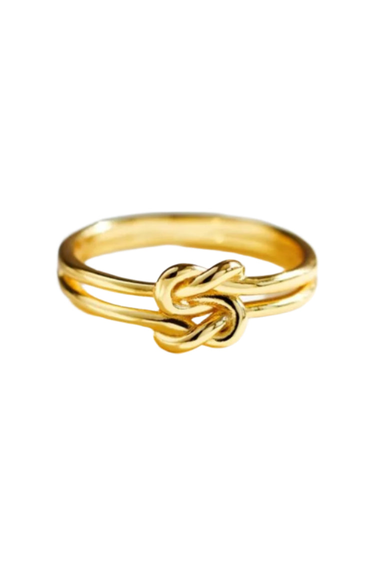 925 Sterling Silver Love Knot Ring