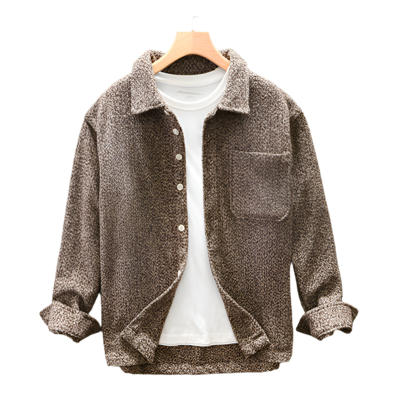 Men's Long Sleeve Button Down Collard Shirt