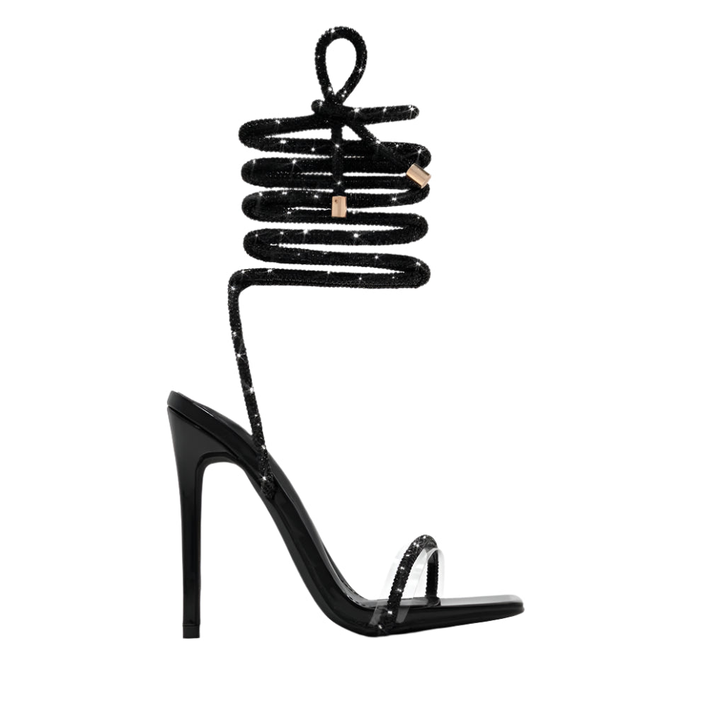 Strappy Stiletto High Hells Open Toe Sandals