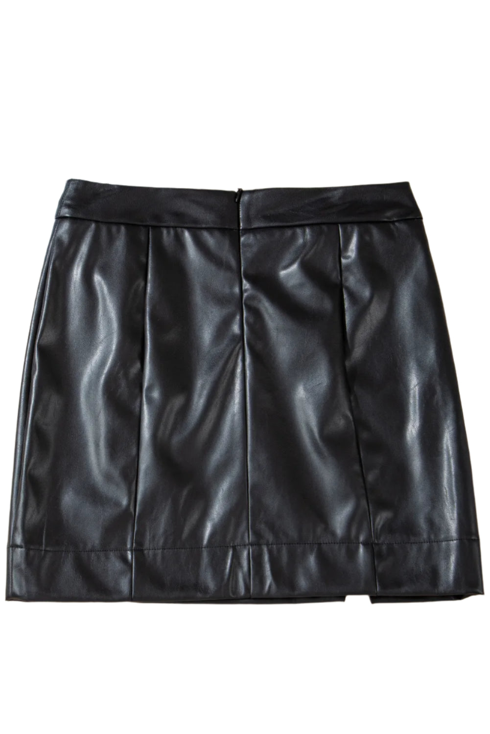 PU Leather Mini Skirt