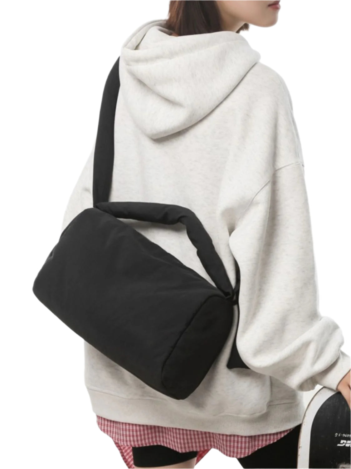 Puffy Nylon Medium Crossbody Bag