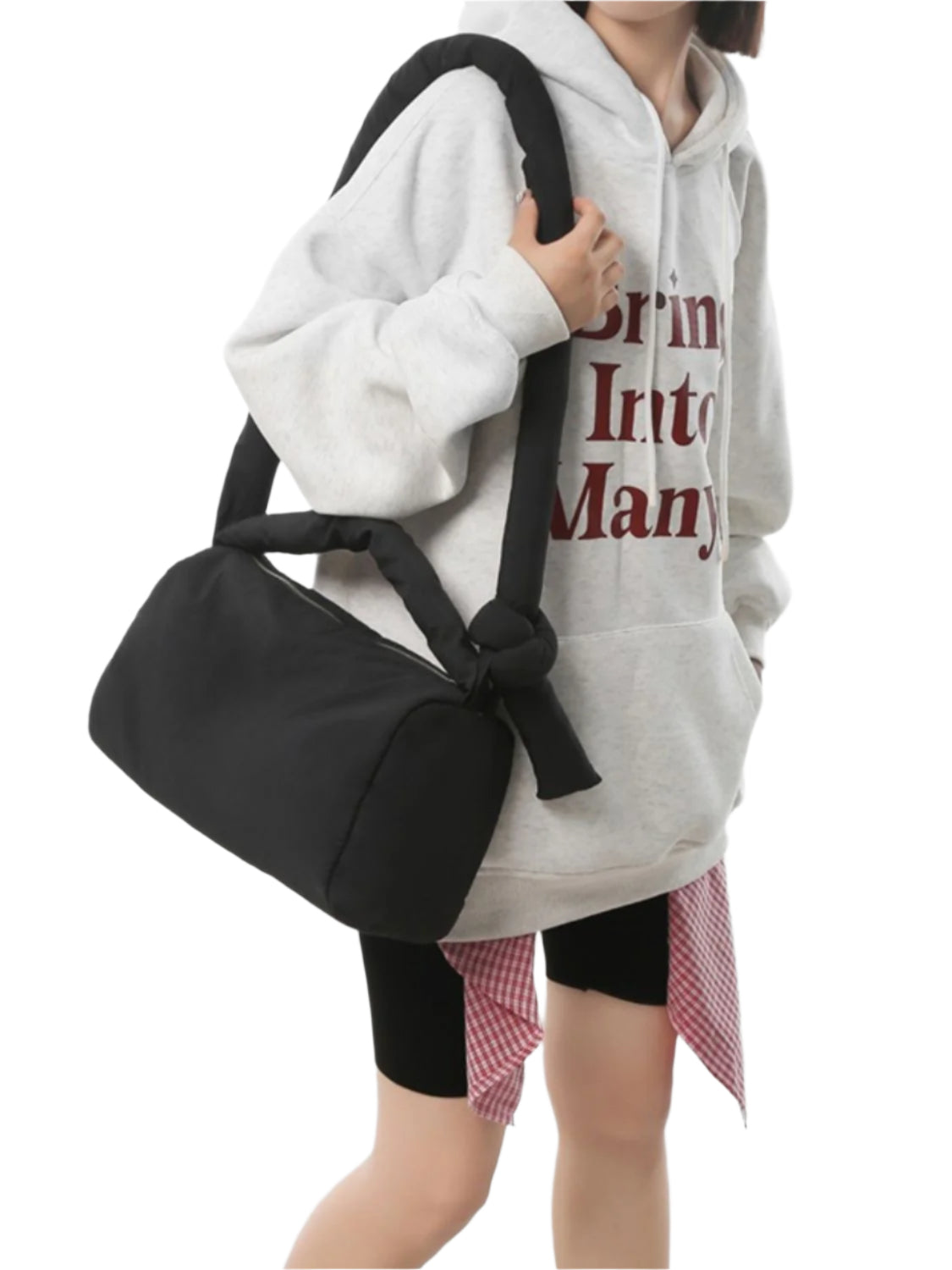 Puffy Nylon Medium Crossbody Bag