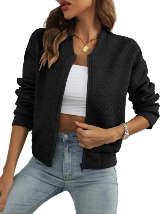 Zip Up Long Sleeve Jacket