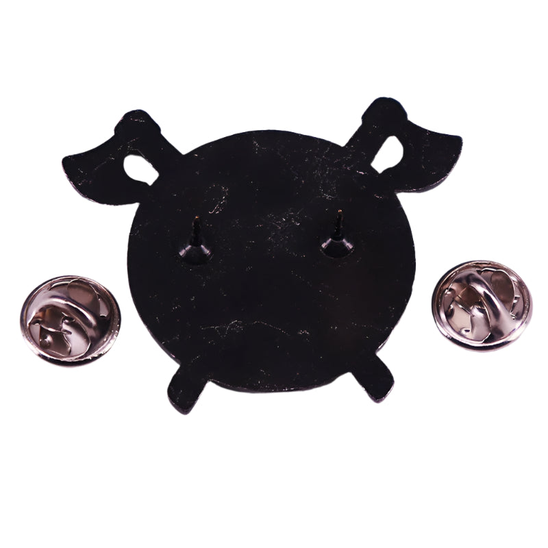 Shield and Axes Viking Pin Brooch