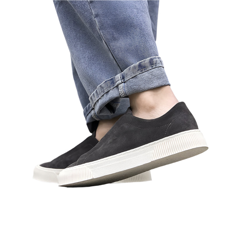 Men's Suede Slip On Shoes