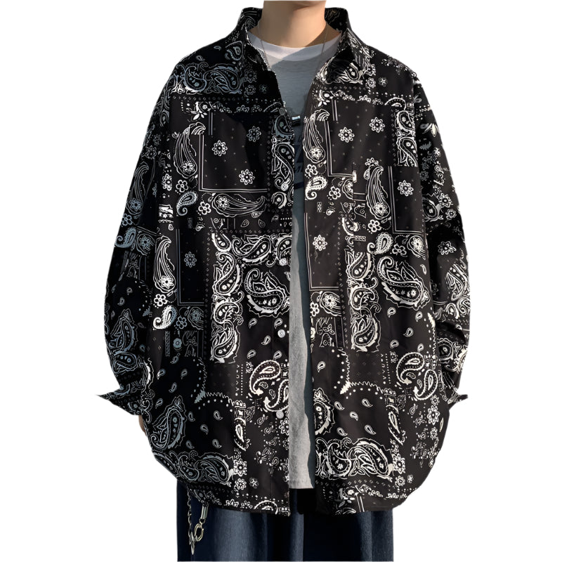 Bandana Print Men's Shirt