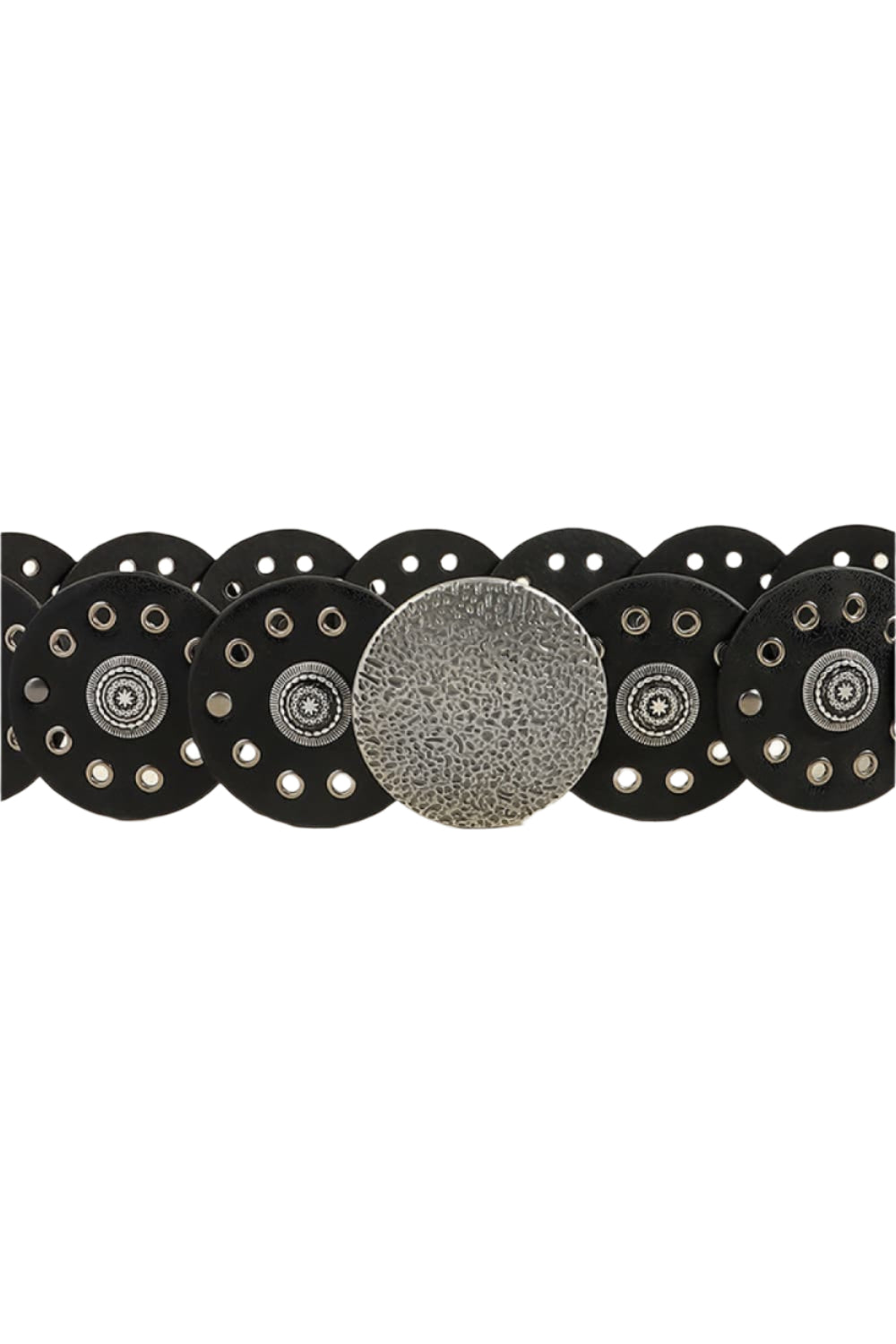 Round Shape PU Leather Belt