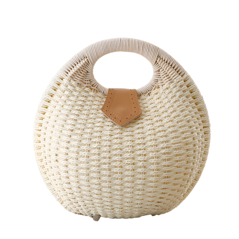 Hand Woven Rattan Handbag