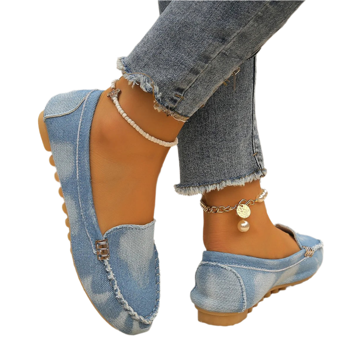 Round Toe Flat Loafers