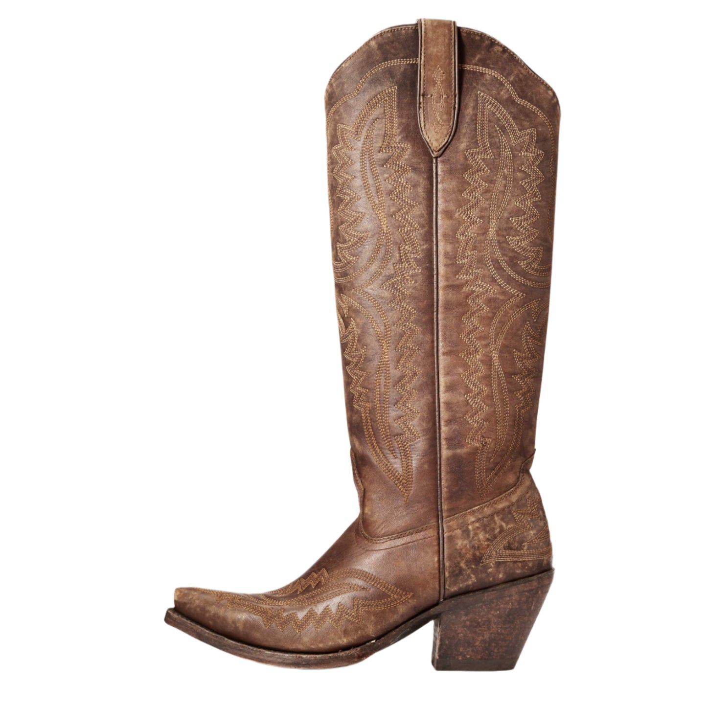 Side Zipper PU Leather Boots