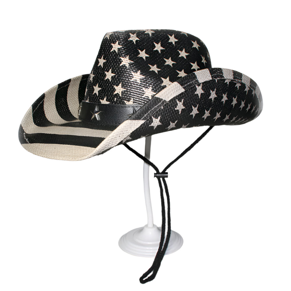 Men's USA Western Grass Woven Hat
