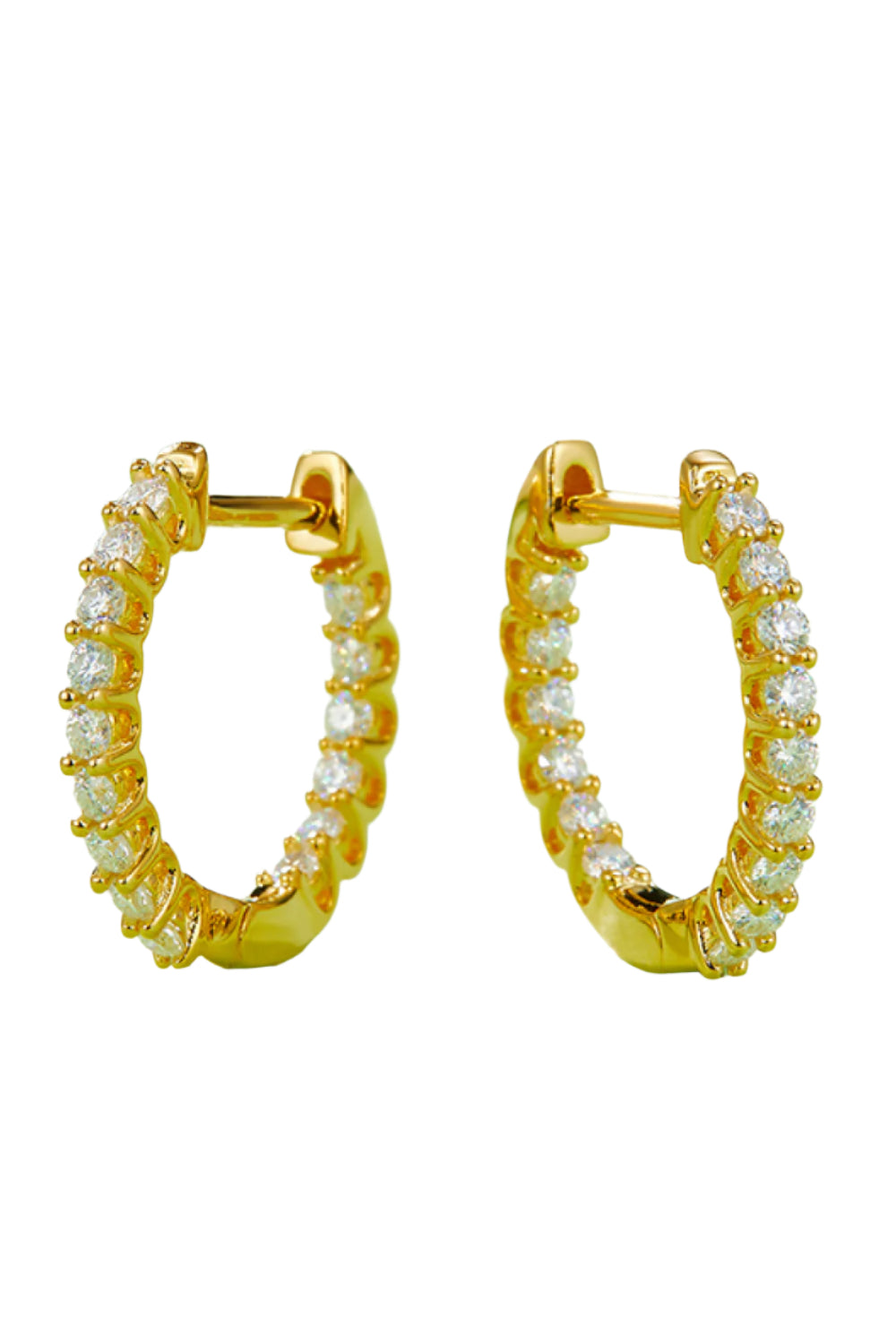 Moissanite 925 Sterling Silver Earrings