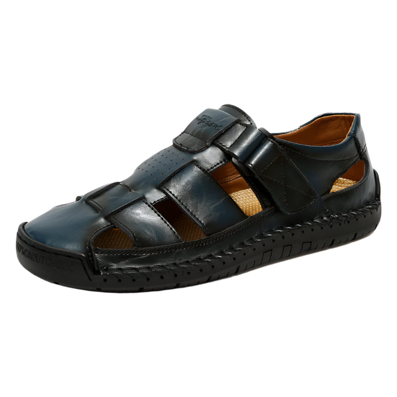 Hand Sewn Cowhide Leather Men's Casual Sandals