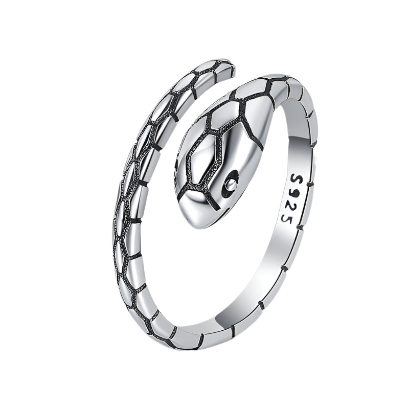 925 Sterling Silver Snake Ring