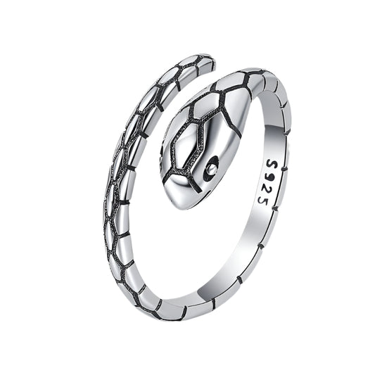 925 Sterling Silver Snake Ring