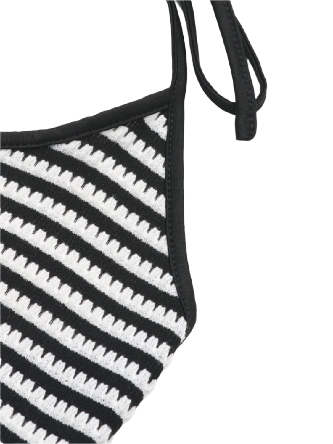 Perfee Striped Halter Neck Top and Slit Skirt Set