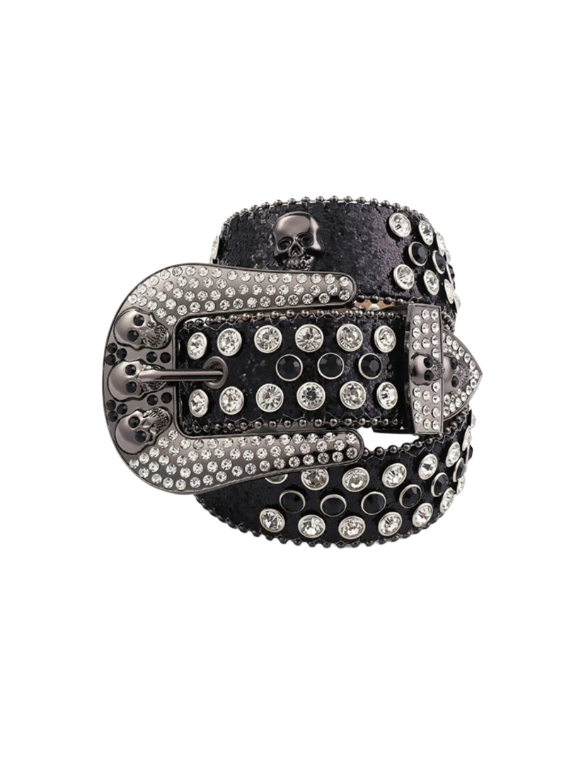 PU Leather Skull Belt