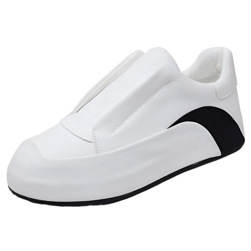 Men's Casual PU Leather Slip On Shoe