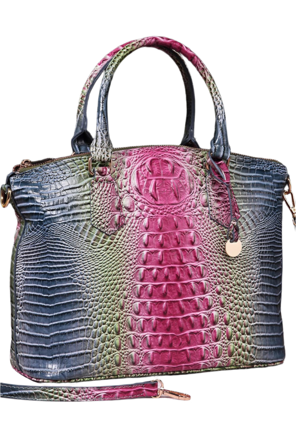 Gradient PU Leather Handbag