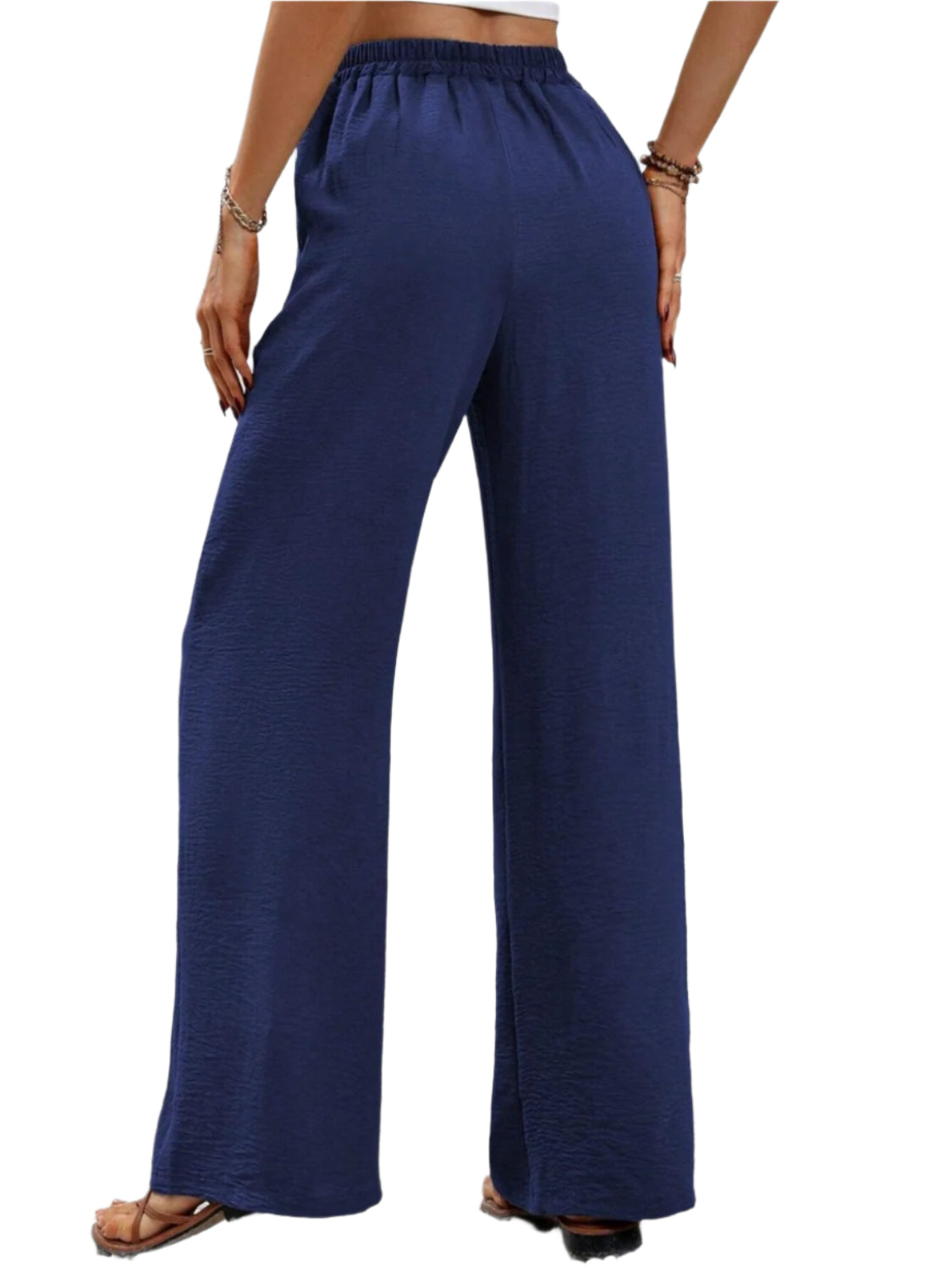 Wide Leg Drawstring Pants