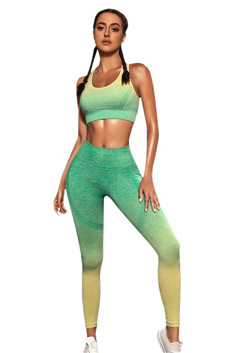 Gradient Sports Tank and Leggings Set