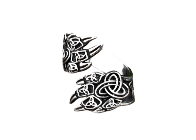 Stainless Steel Bear Claw Ring