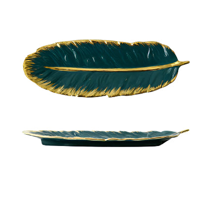Ceramic Feather Altar Plate