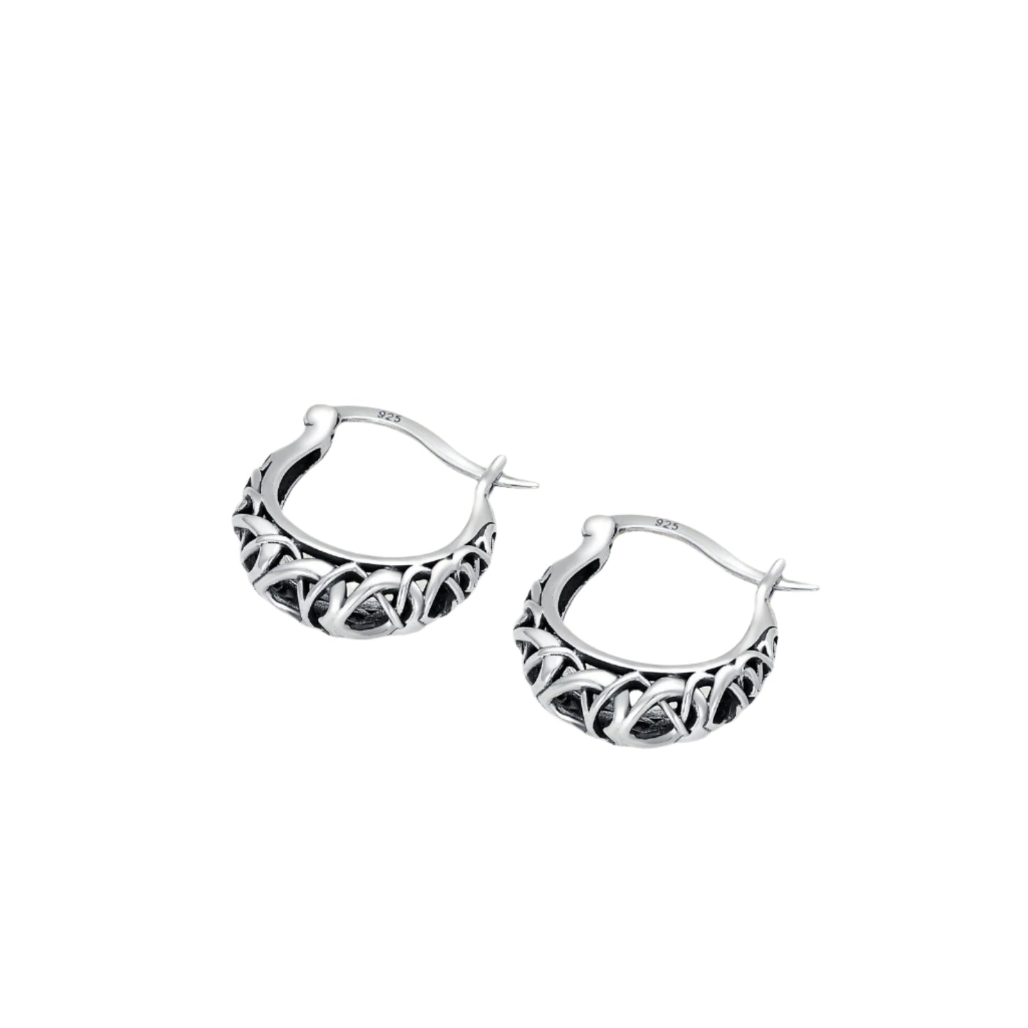 Celtic Knot 925 Sterling Silver Earrings