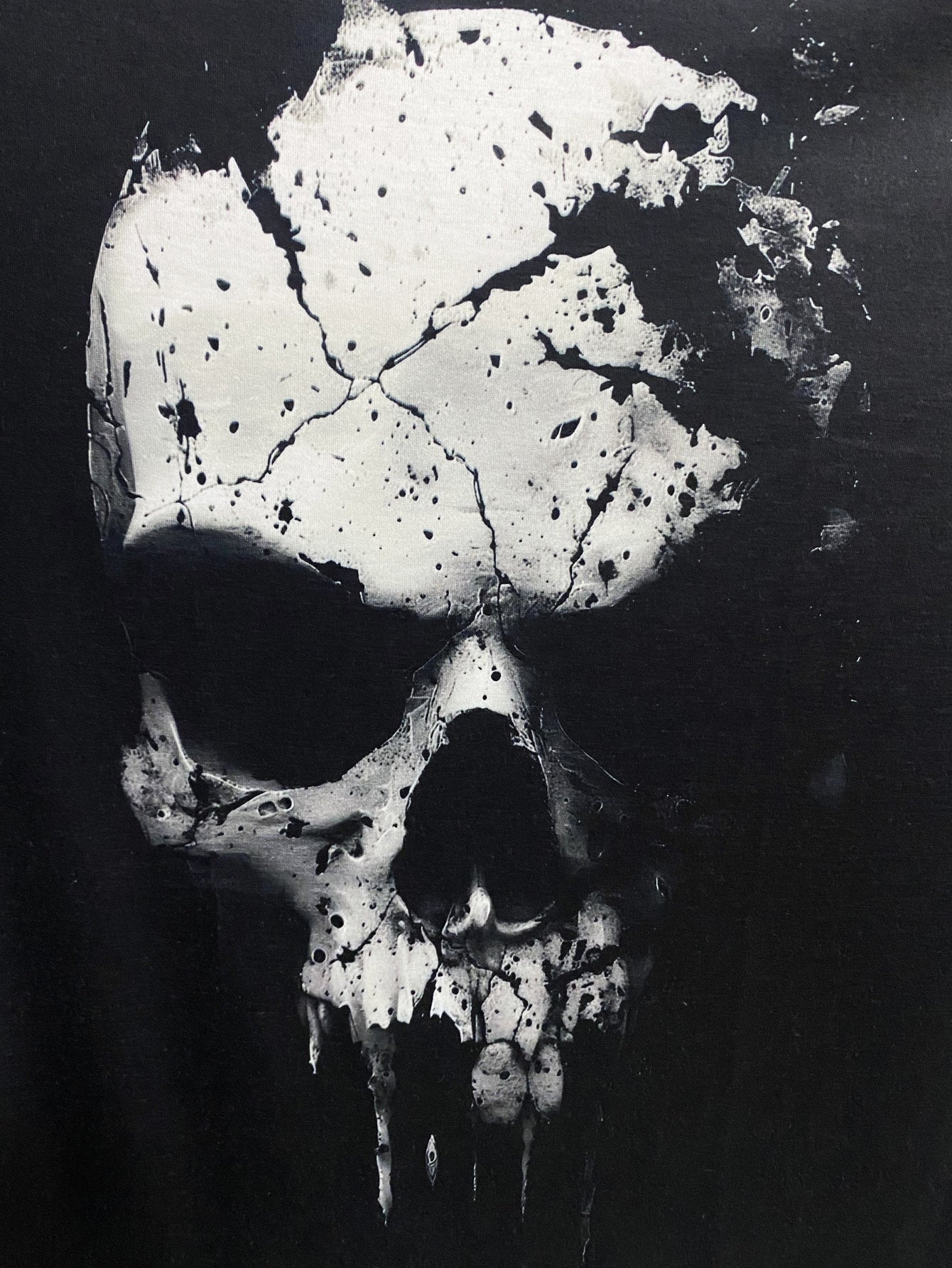 Men's 3D Print Skull T-Shirt