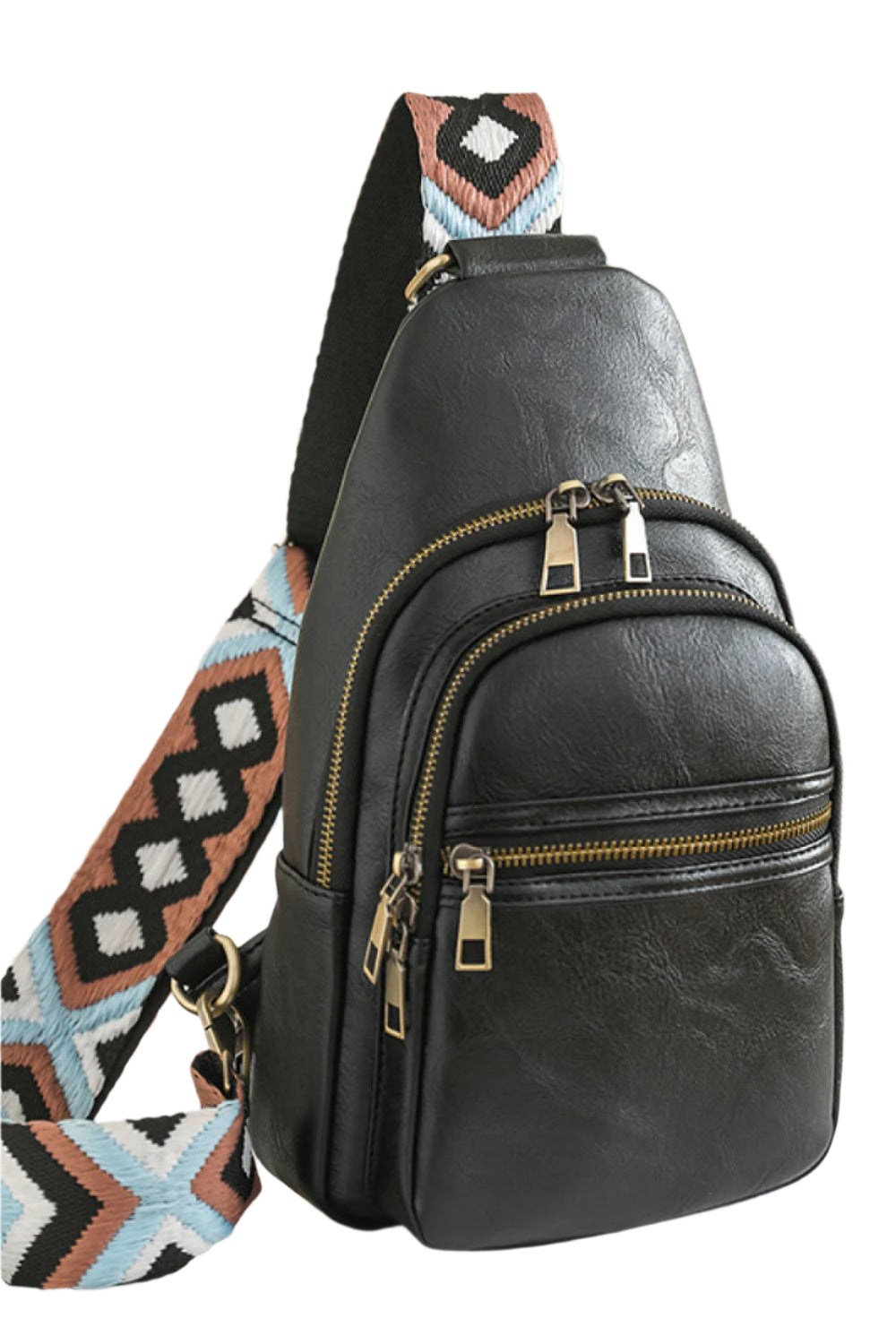 Adored It's Your Time PU Leather Sling Bag