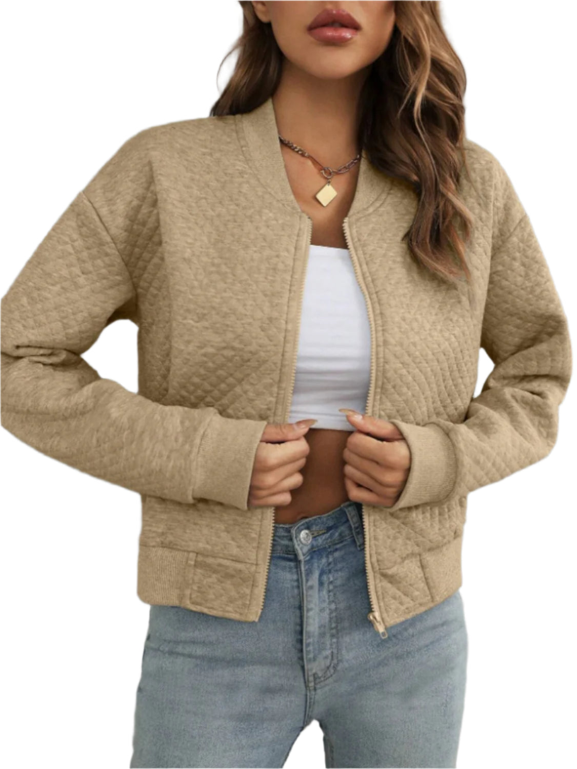 Zip Up Long Sleeve Jacket