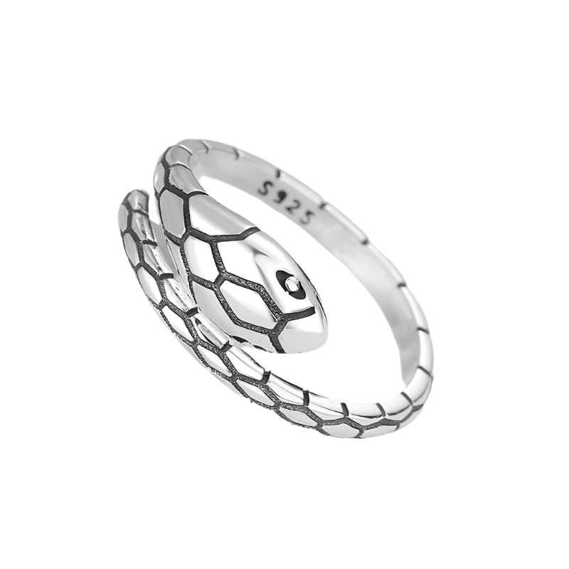 925 Sterling Silver Snake Ring