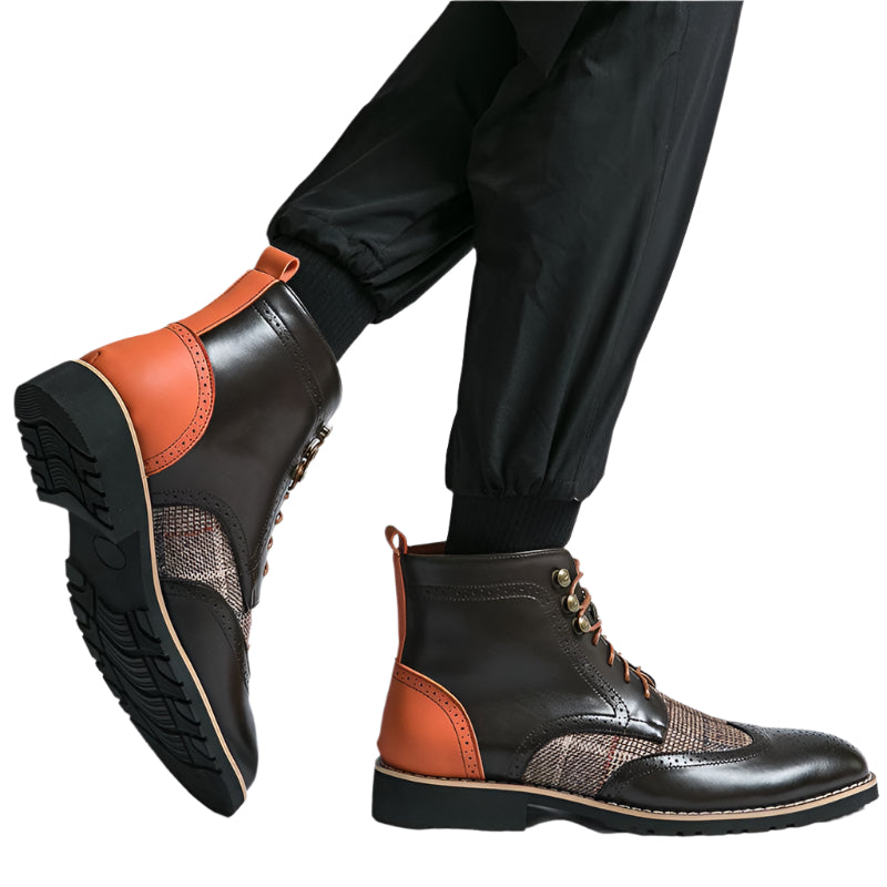 Men's Leather and Suede Boots