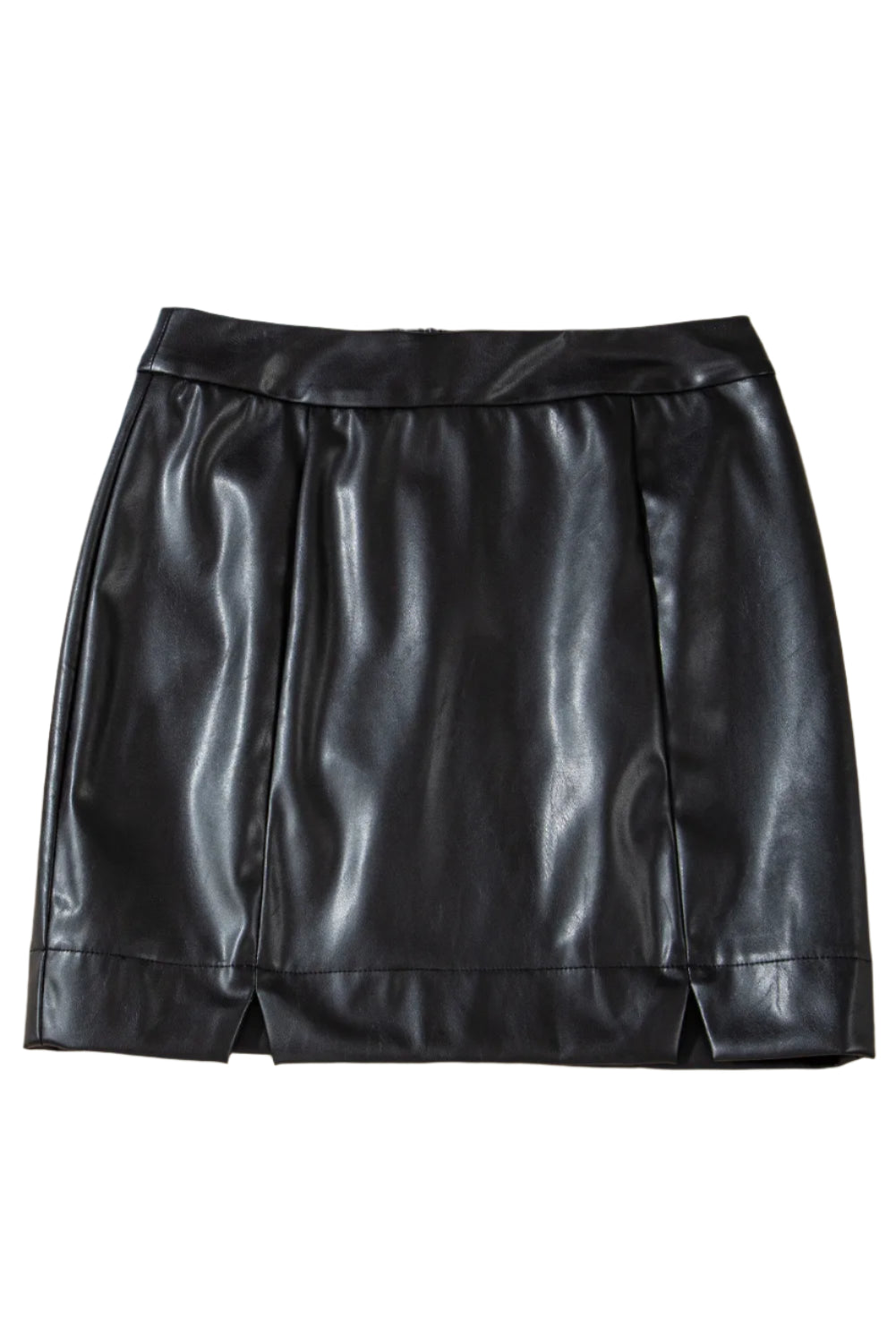 PU Leather Mini Skirt