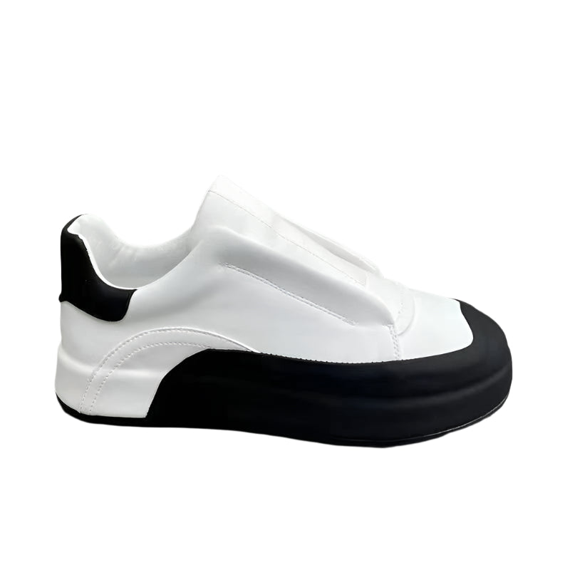 Men's Casual PU Leather Slip On Shoe