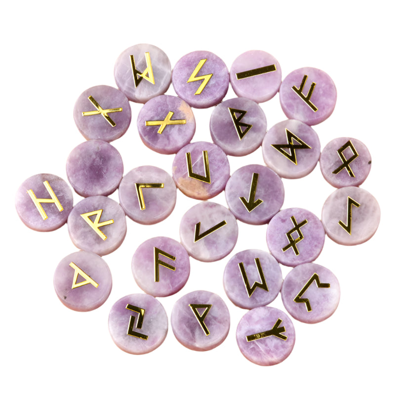 Crystal Norse Elder Futhark Rune Sets