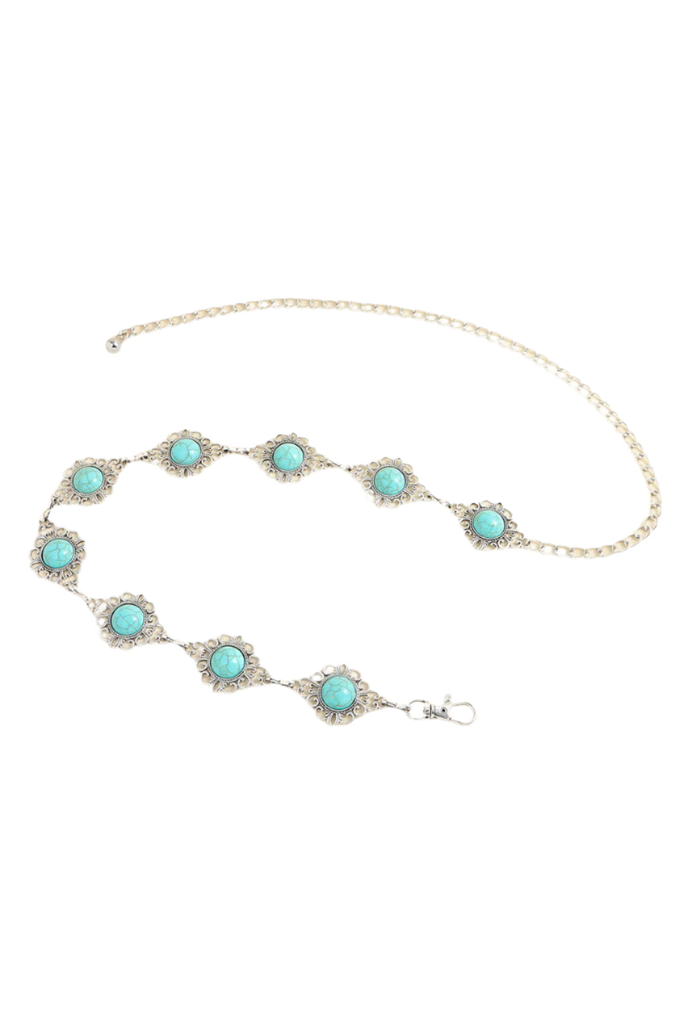 Vintage Turquoise Alloy Belt