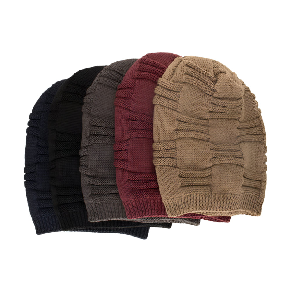 Men's Knitted Wool Fleece Beanie