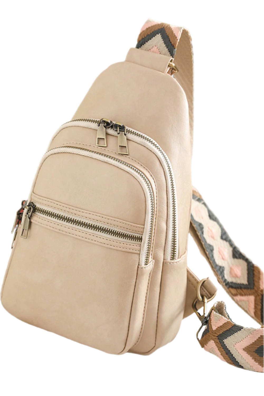 Adored It's Your Time PU Leather Sling Bag