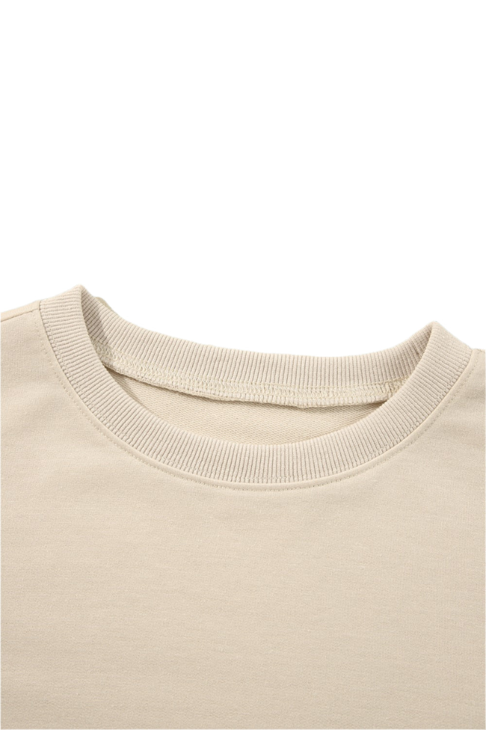 Ruffled Round Neck Long Sleeve Blouse