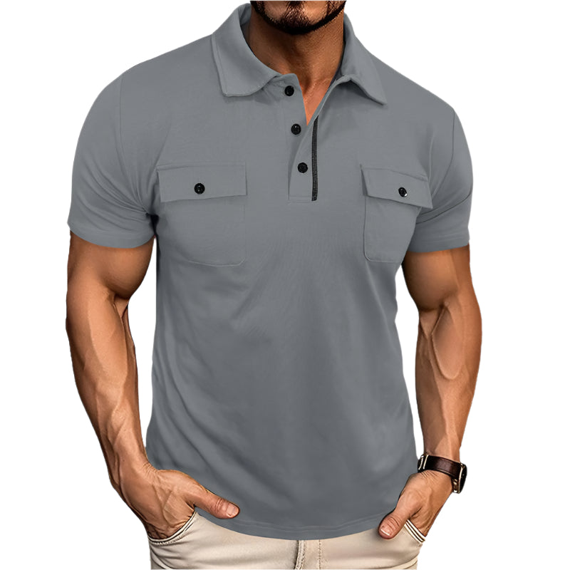 Men's Short Sleeve Pocket Polo Shirt