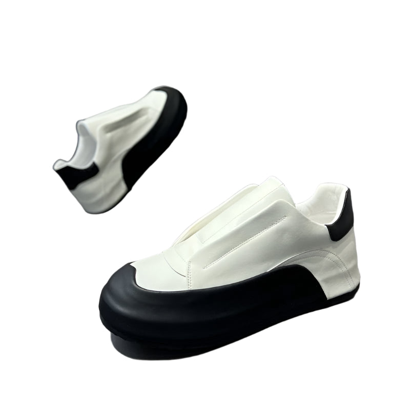 Men's Casual PU Leather Slip On Shoe