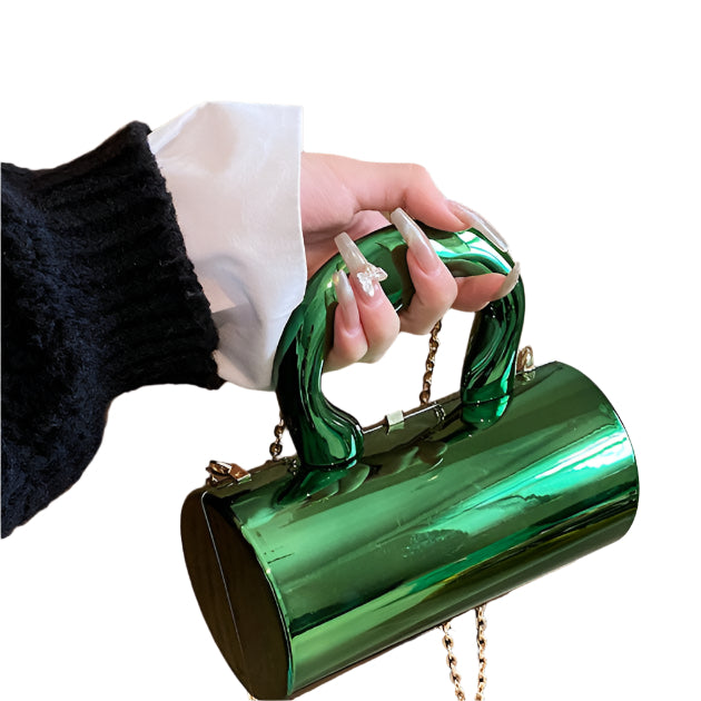 Candy Color Acrylic Cylinder Bag