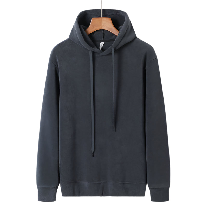 Men's Solid Color Hooded Sweatshirt