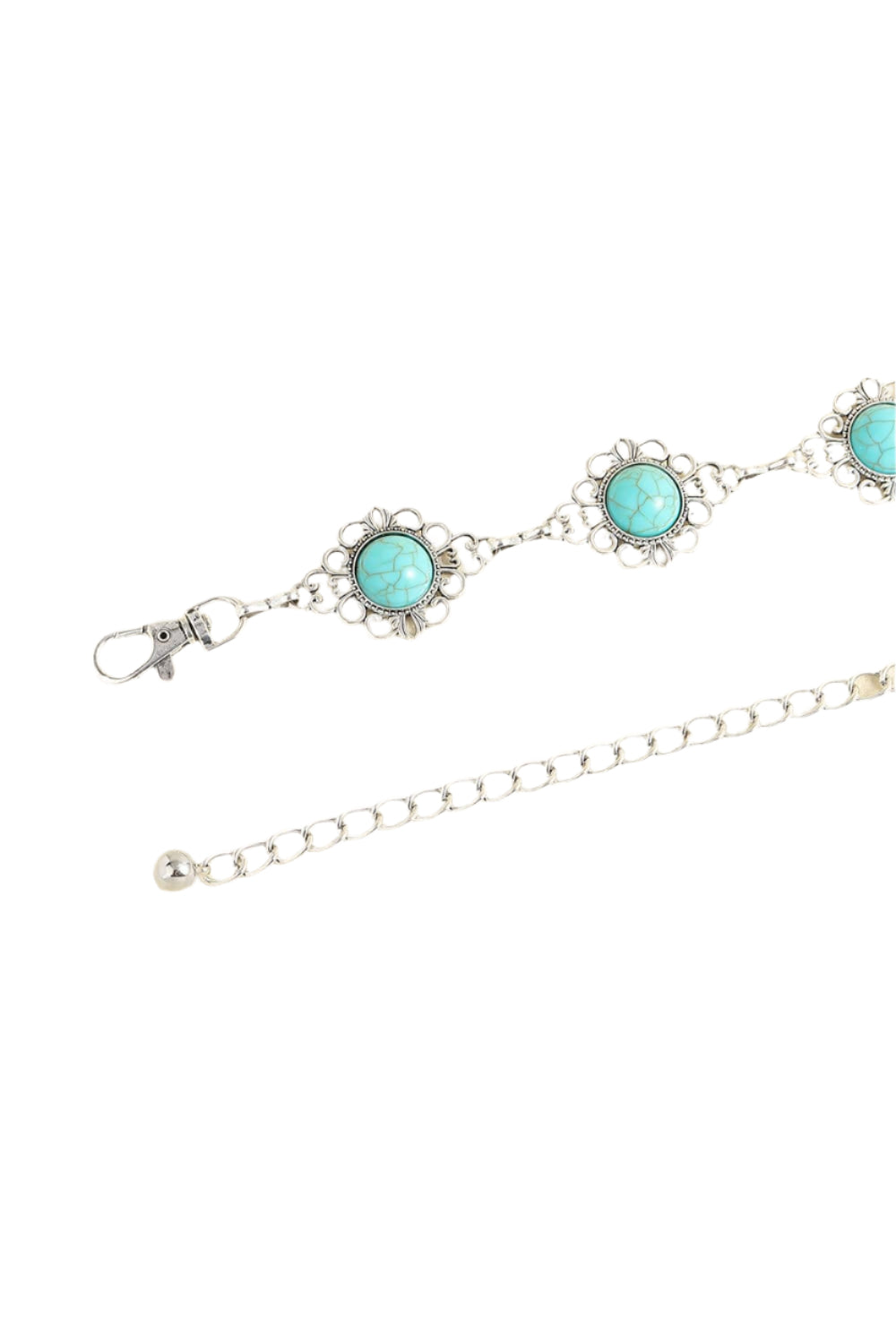 Vintage Turquoise Alloy Belt