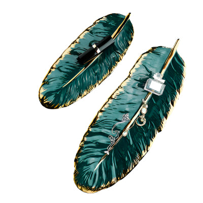 Ceramic Feather Altar Plate
