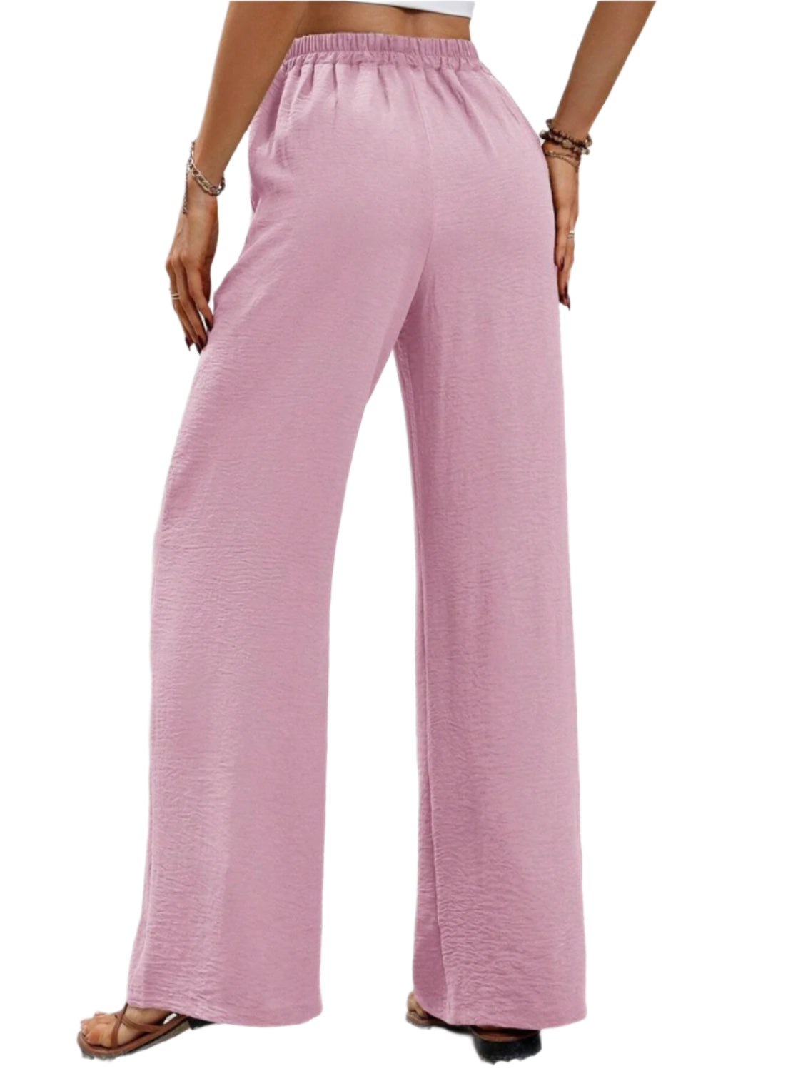 Wide Leg Drawstring Pants